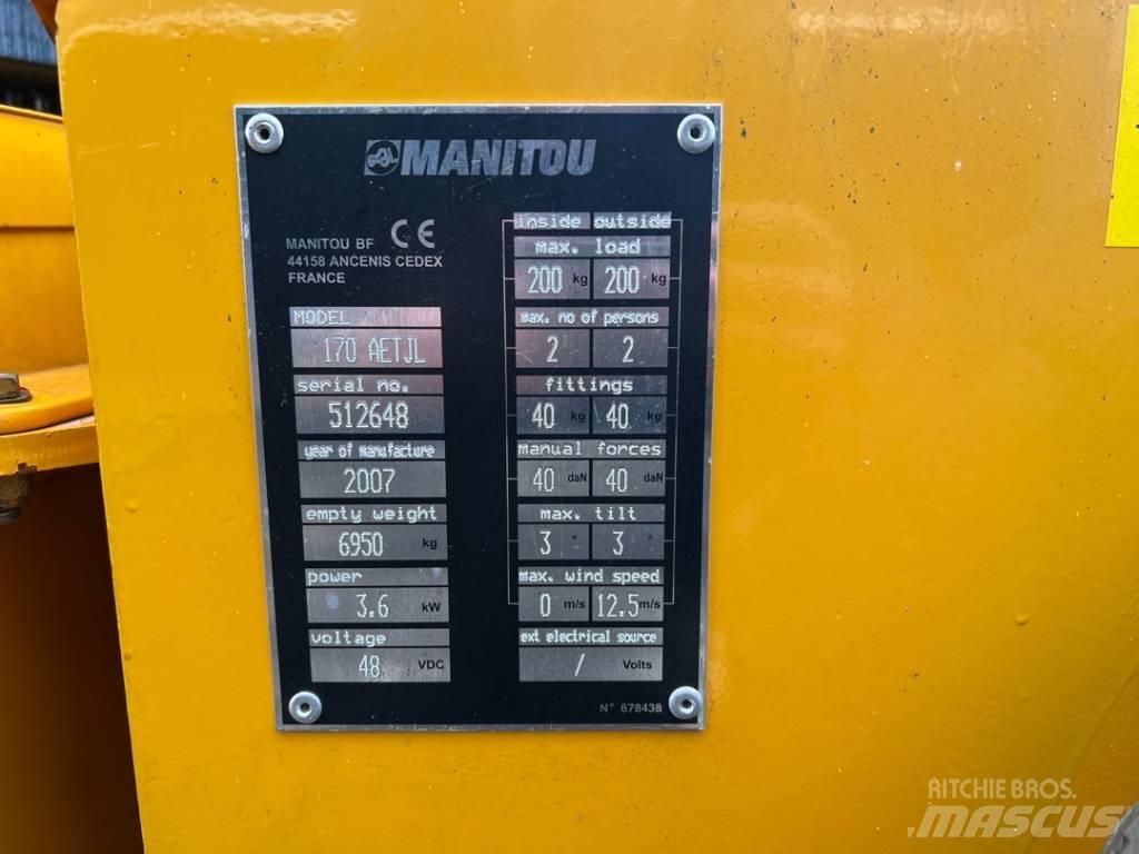 Manitou 170AETJ Leddede bomlifter