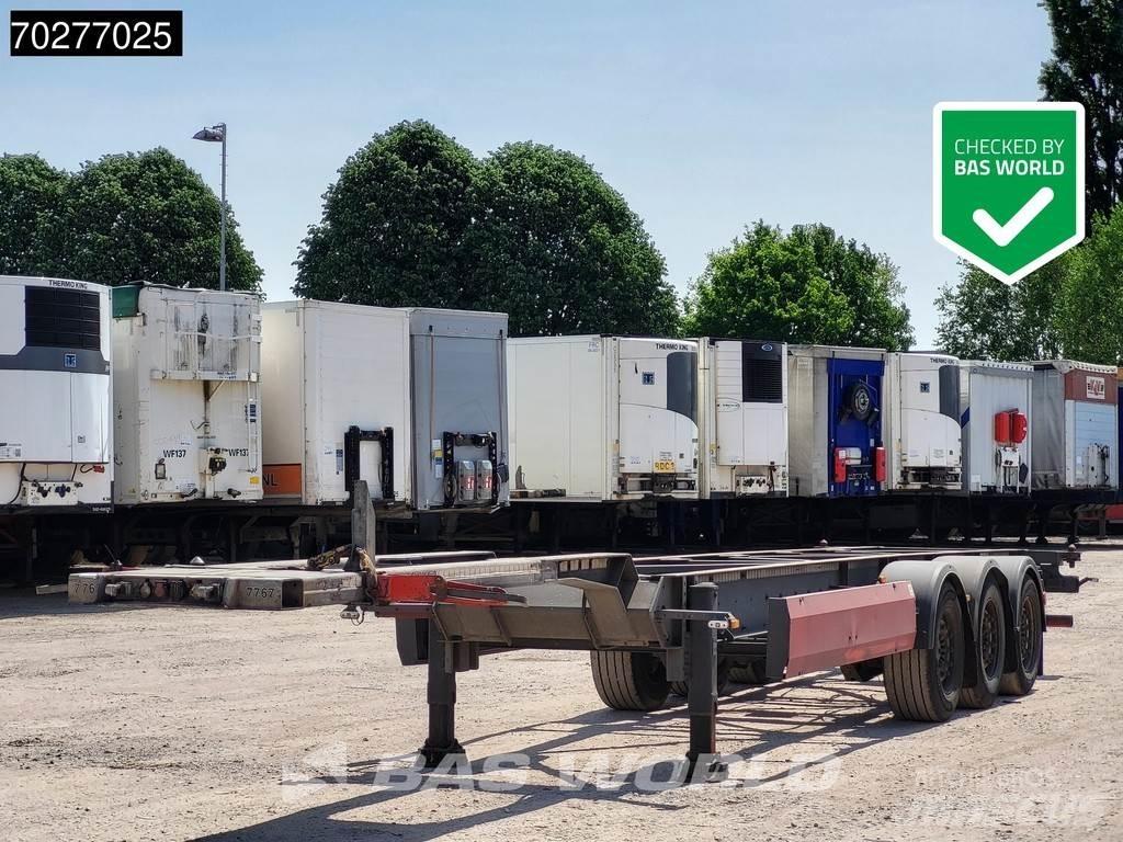 Van Hool 3 axles Containerchassis Semitrailere