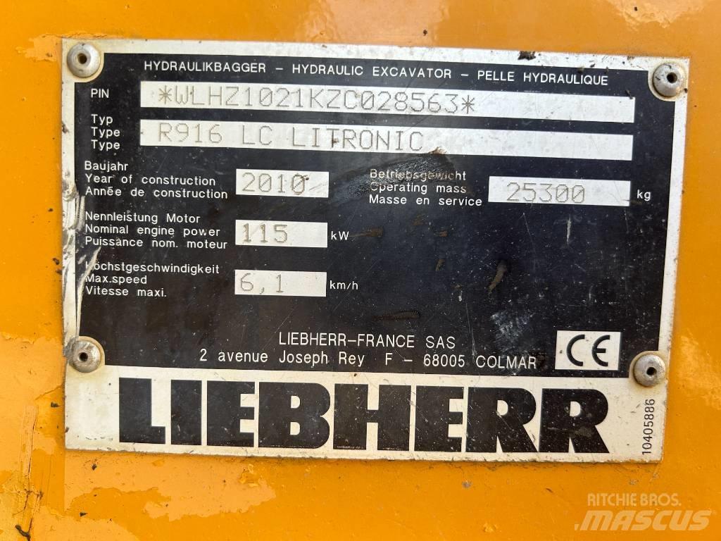 Liebherr R 916 LC Beltegraver