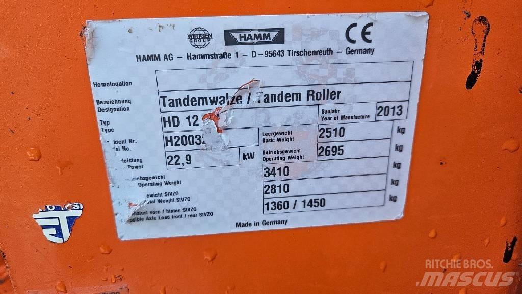 Hamm HD 12 VV Tandem Valser