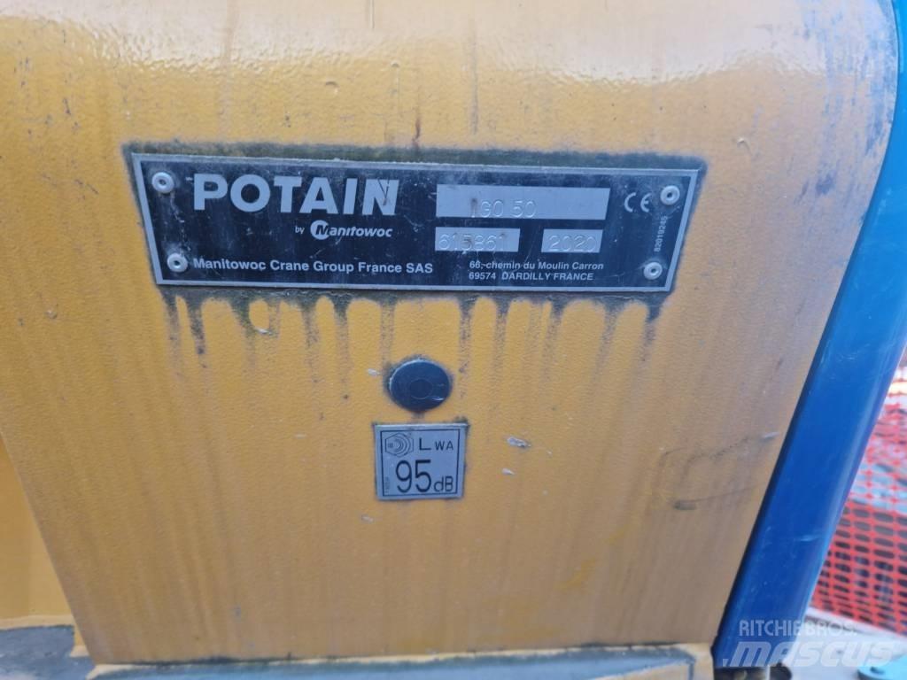 Potain IGO 50 Selvreisende tårnkran