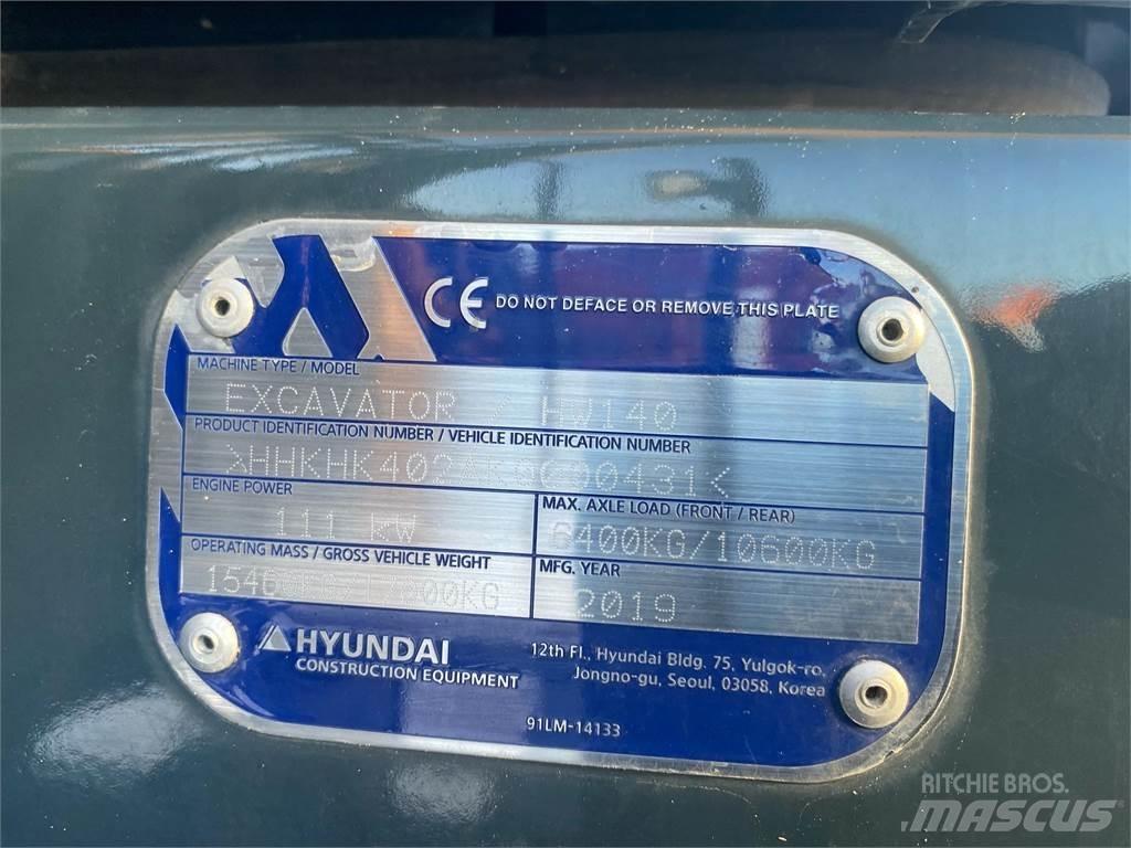 Hyundai HW140 Hjulgravere