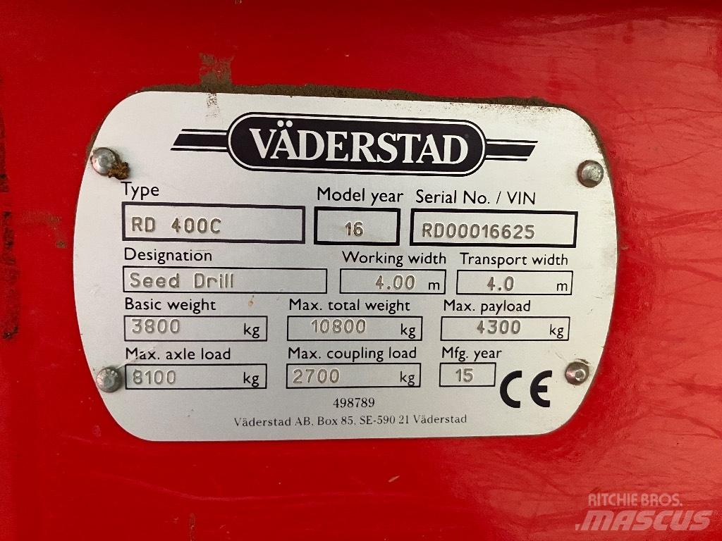 Väderstad Rapid400C Såmaskiner