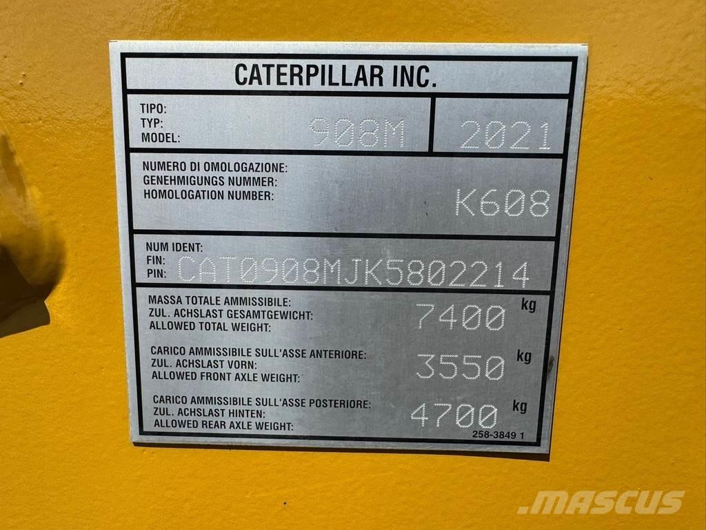 CAT 908M CE + EPA Hjullastere