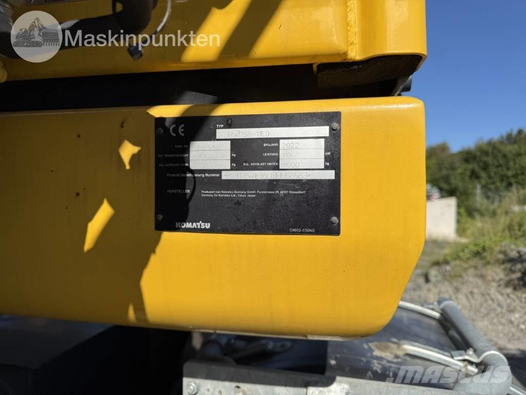Komatsu PW 158 Hjulgravere