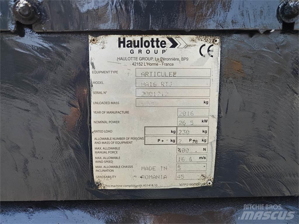 Haulotte HA16RTJ Leddede bomlifter