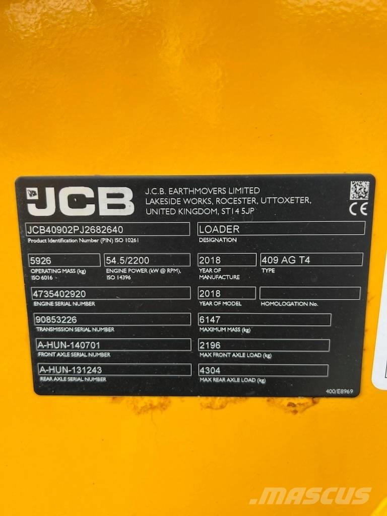 JCB 409 Hjullastere