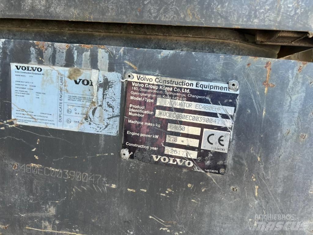 Volvo EC480EHR Gravemaskiner for riving