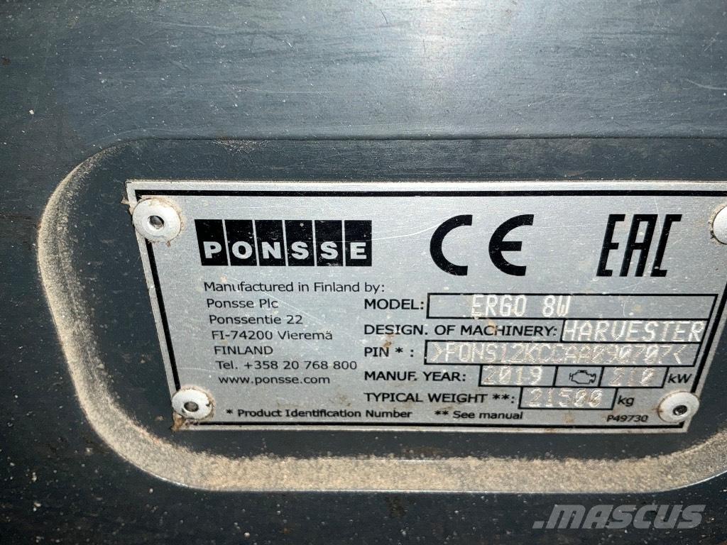 Ponsse ERGO 8W Hogstmaskiner