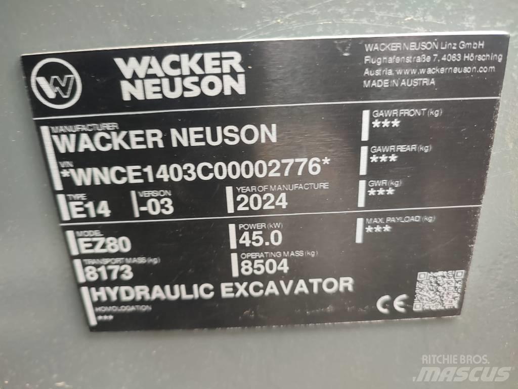 Wacker Neuson EZ 80 Midigravere 7 - 12t