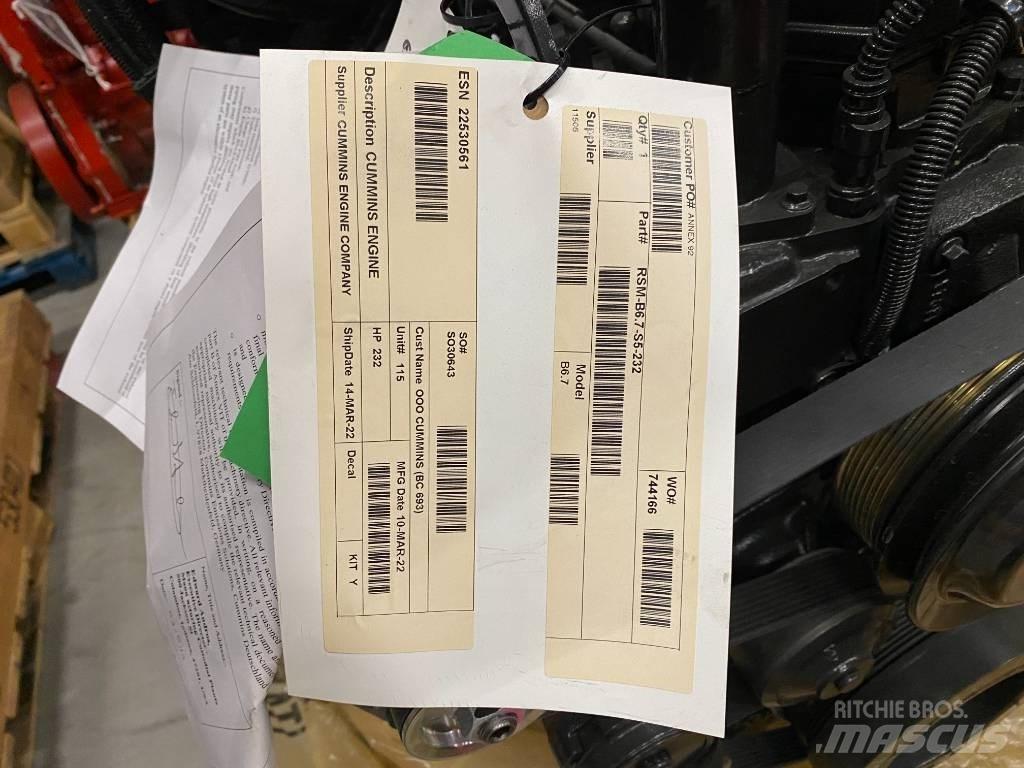 Cummins QSB6.7 Landbruk - Annet