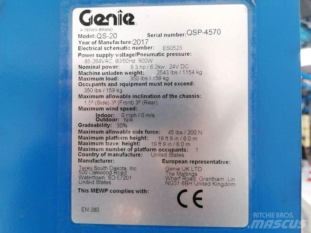 Genie QS-20 Teleskop bomlifter