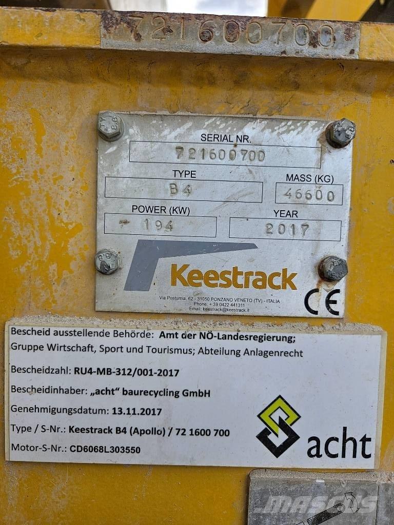 Keestrack B 4 Mobile knuseverk