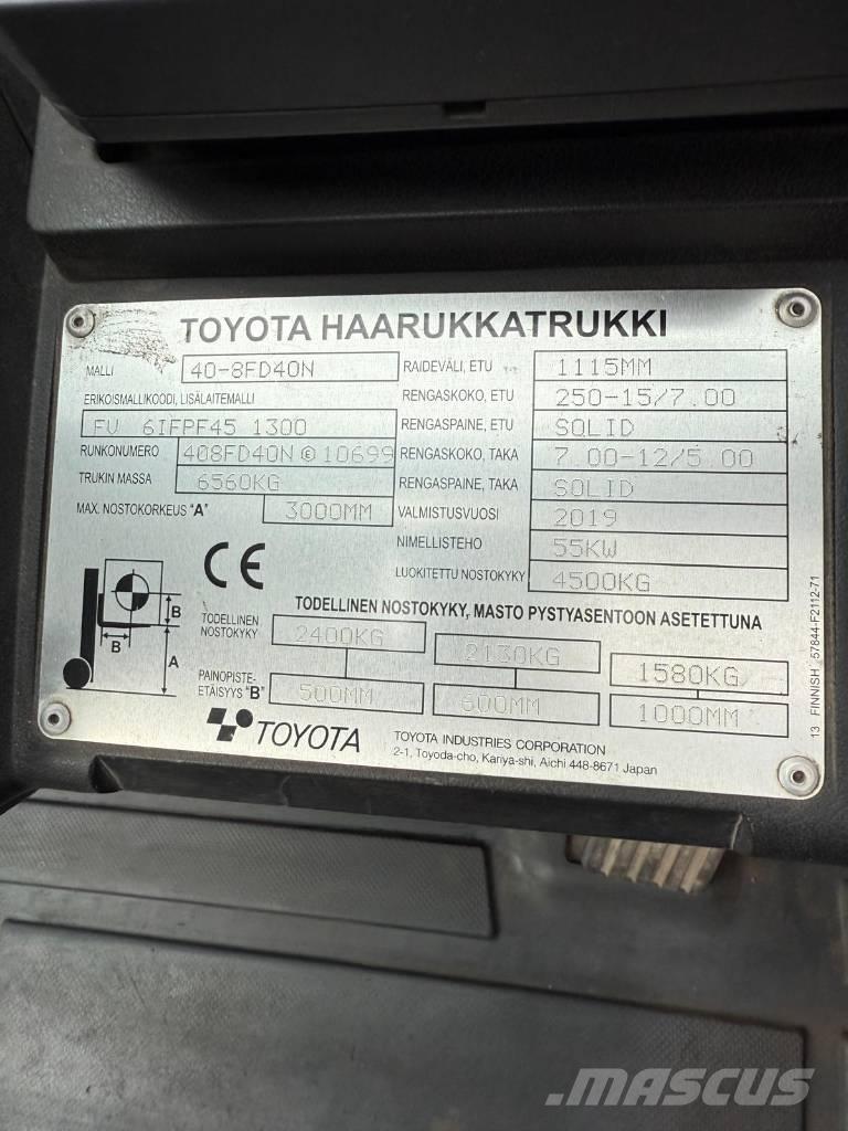 Toyota 40-8 FD 40 N Diesel Trucker