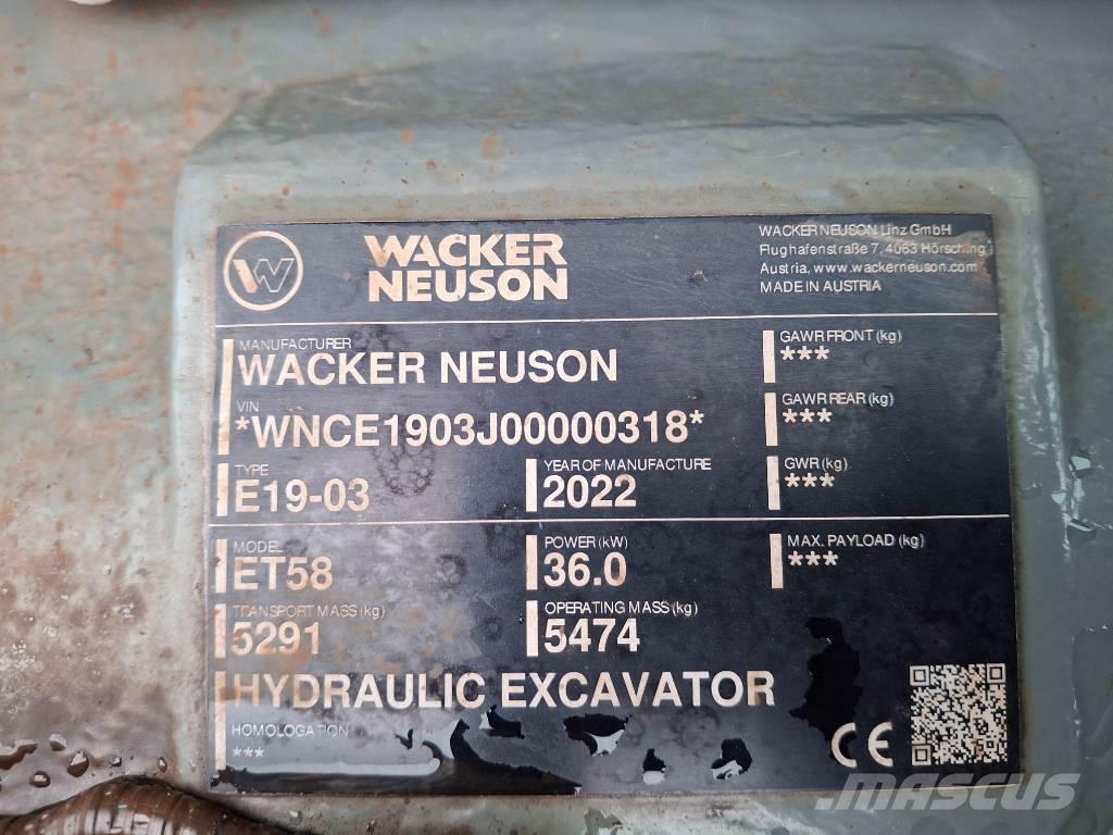 Wacker Neuson ET58 Beltegraver