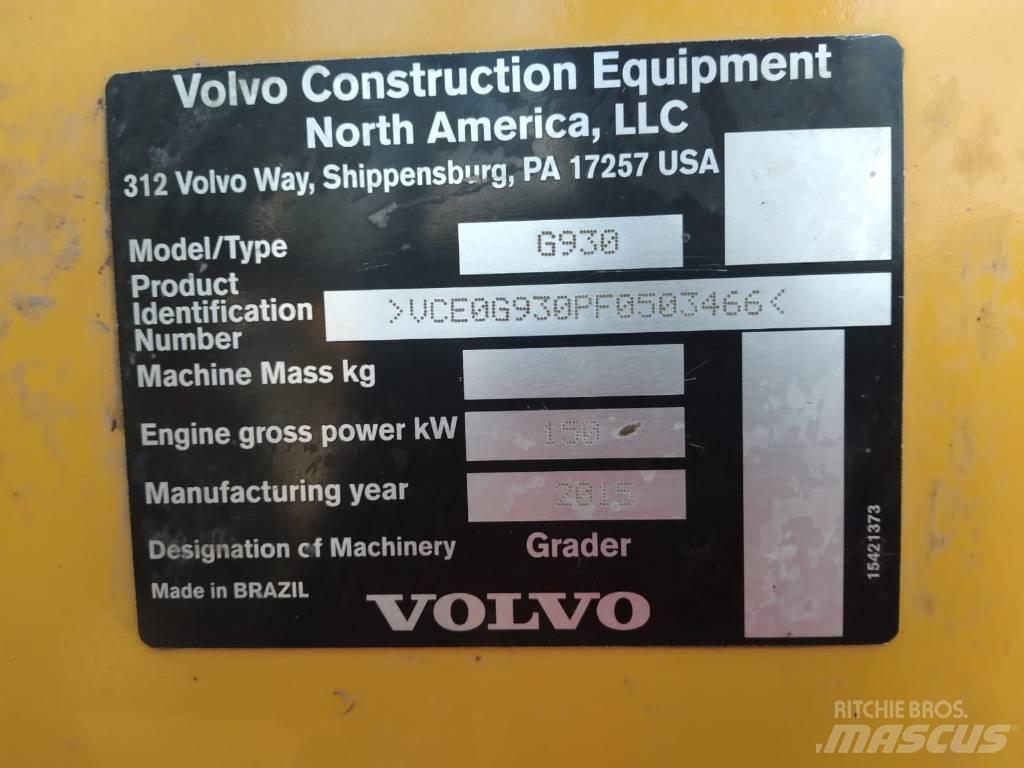 Volvo G 930 Veihøvler