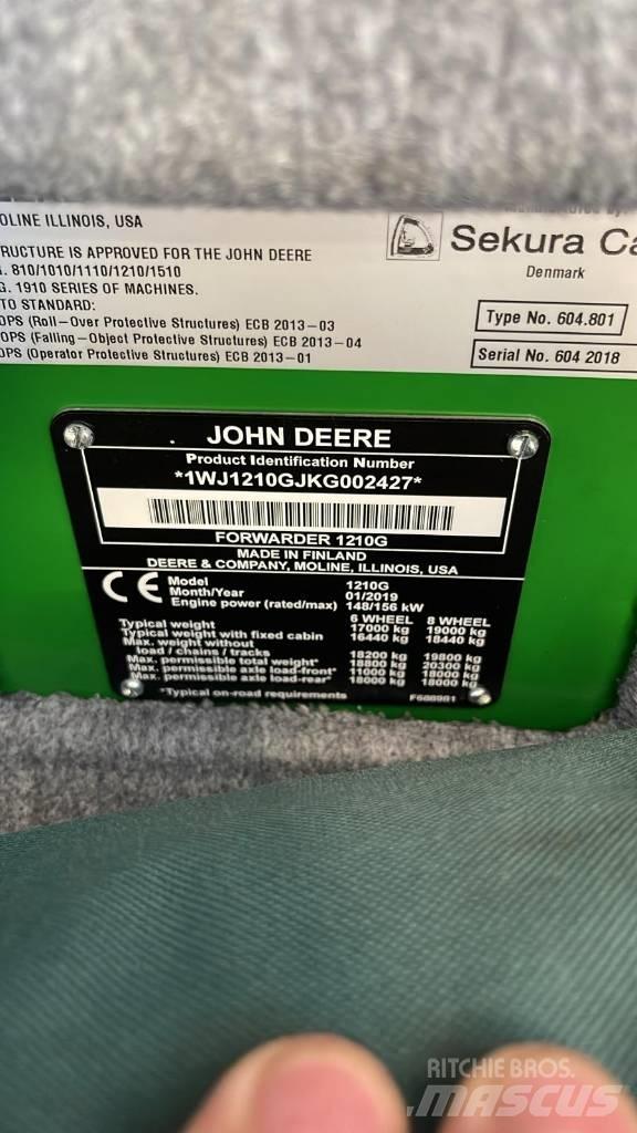 John Deere 1210G Lassbærere
