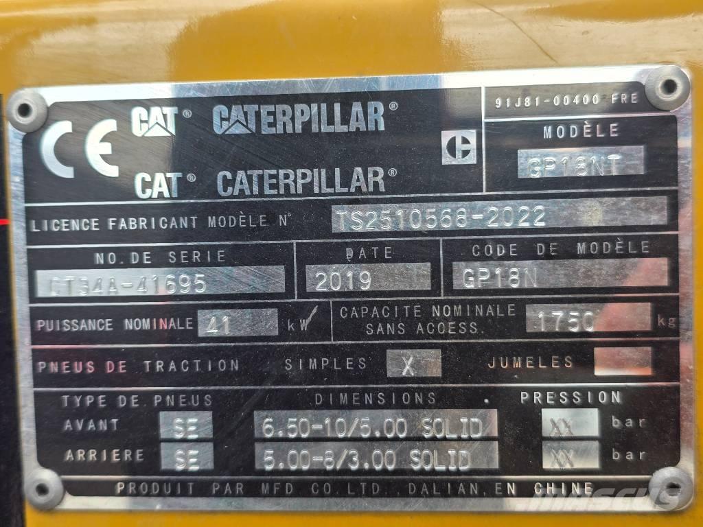 CAT GP 18 NT Propan trucker