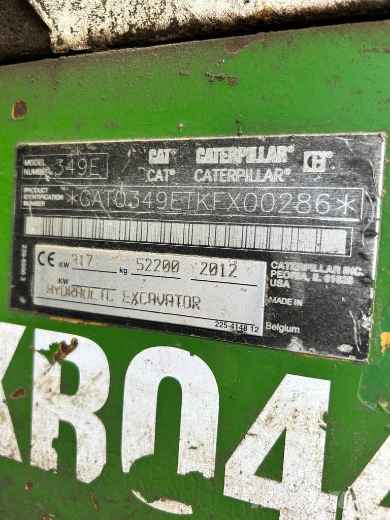 CAT 349EL VG Beltegraver