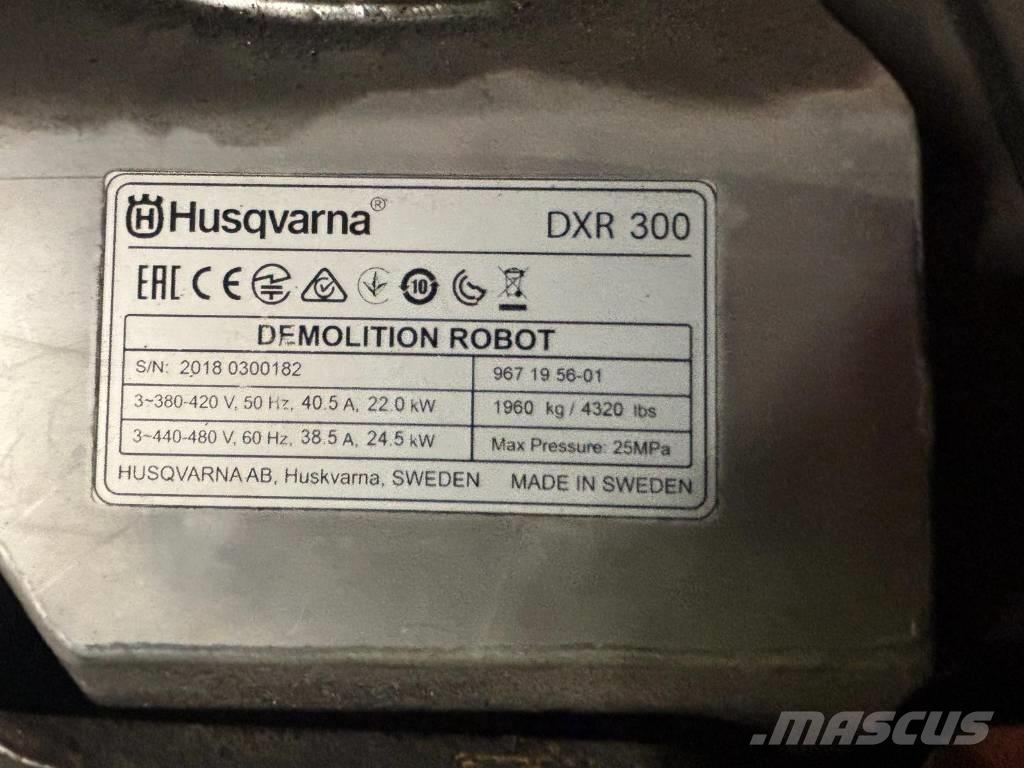 Husqvarna DXR 300 Gravemaskiner for riving