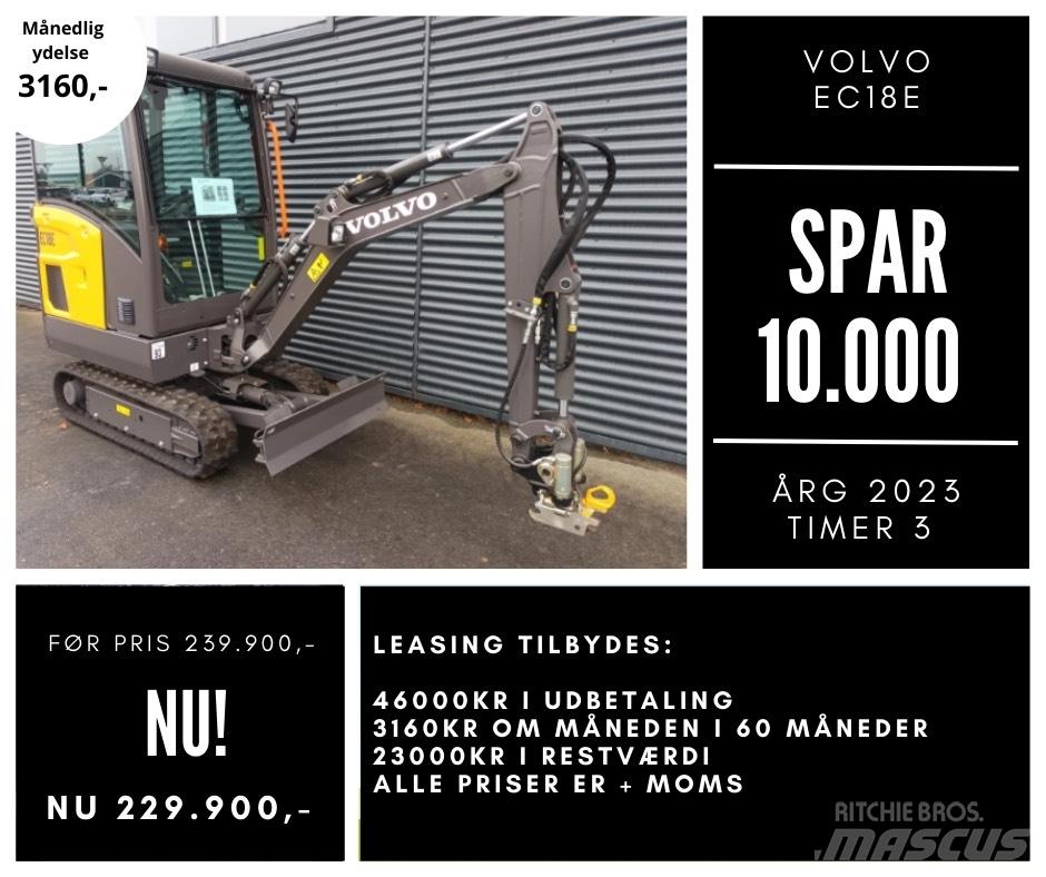 Volvo EC 18 E Minigravere <7t