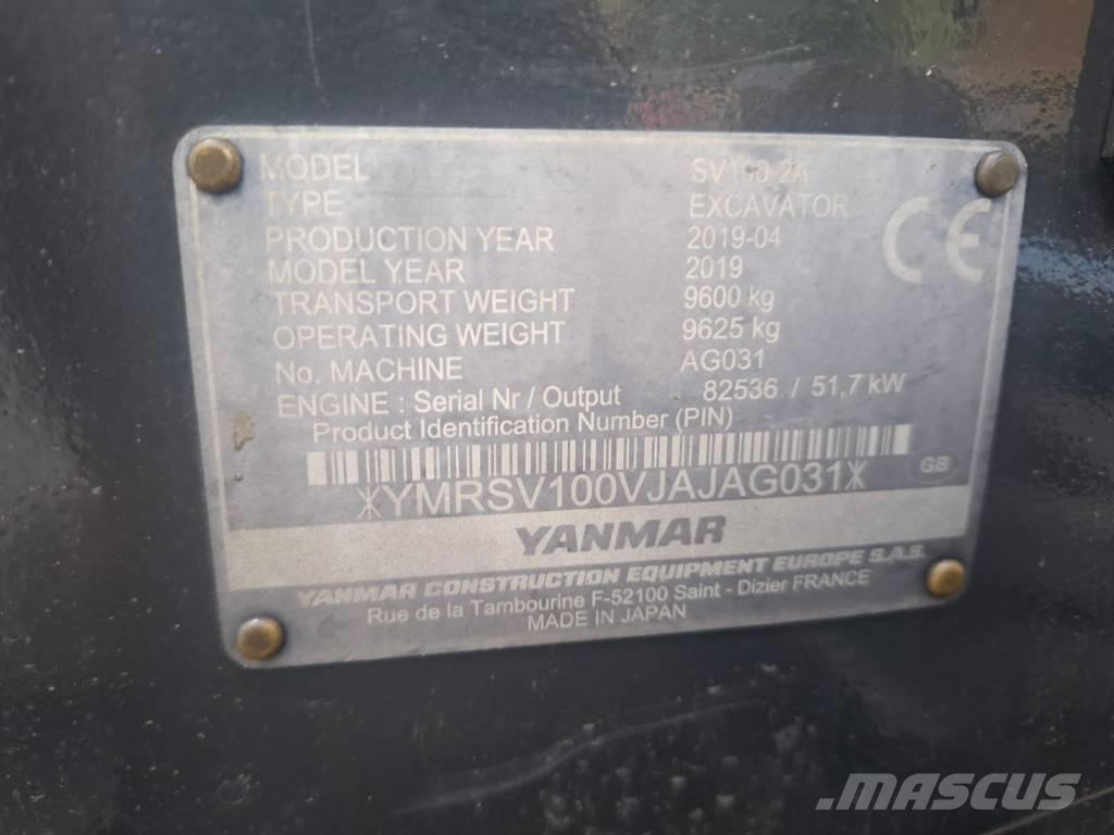 Yanmar SV 100-2A Midigravere 7 - 12t