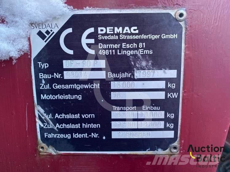 Demag DF 90 P Asfaltutleggere