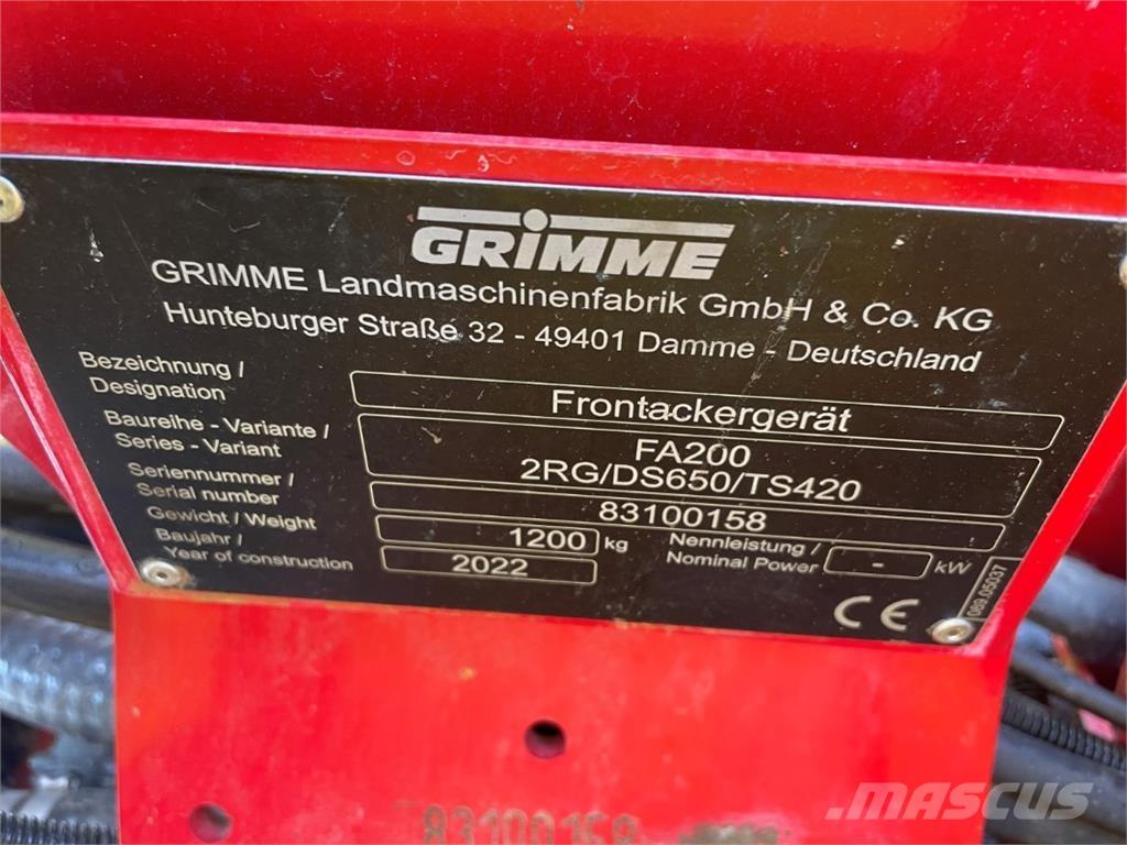 Grimme FA 200 Potetmaskiner - Annet