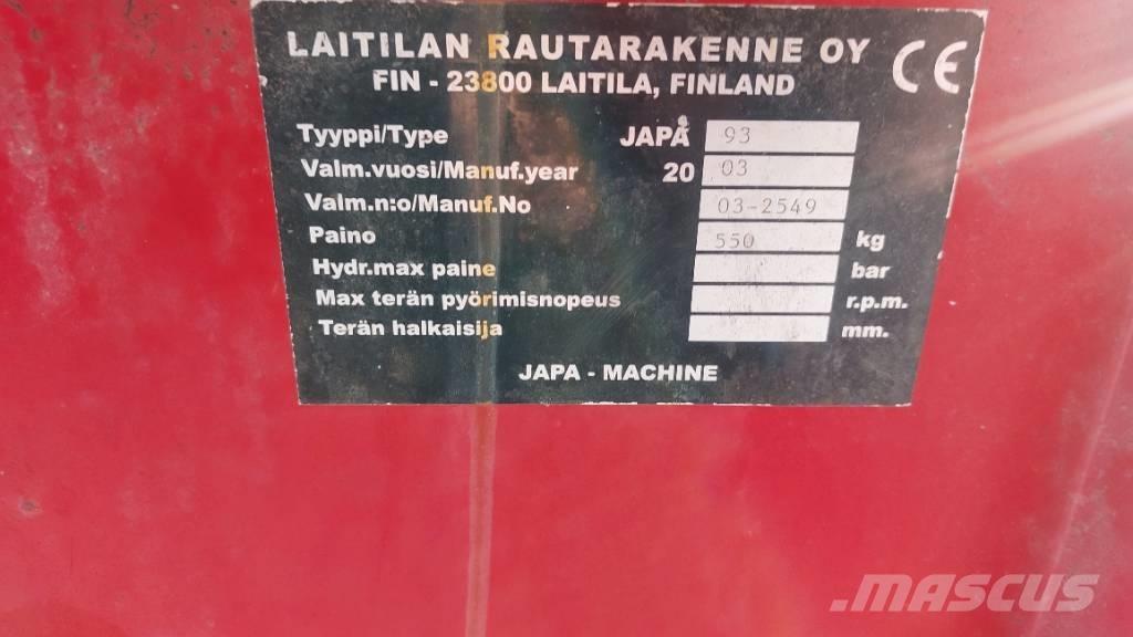Japa 93 Vedkløvere, kappemaskiner og flismaskiner
