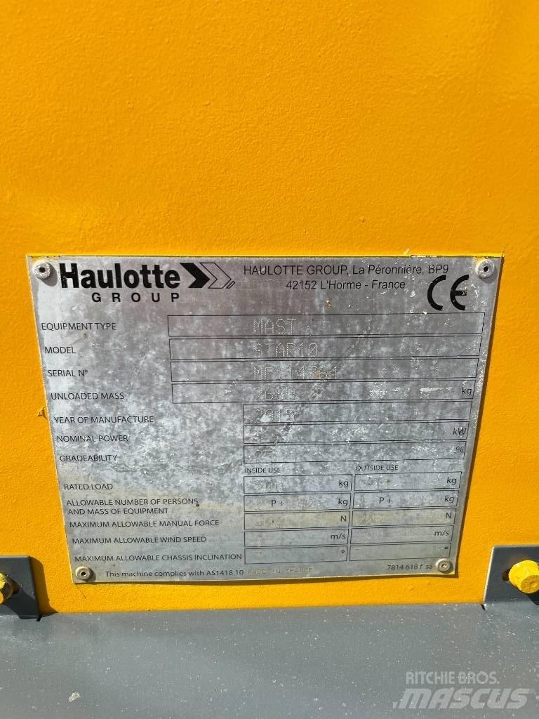 Haulotte Star-10AC Teleskop bomlifter