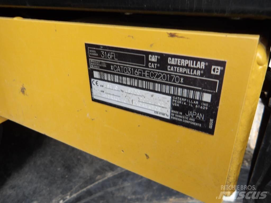 CAT 316 F Beltegraver