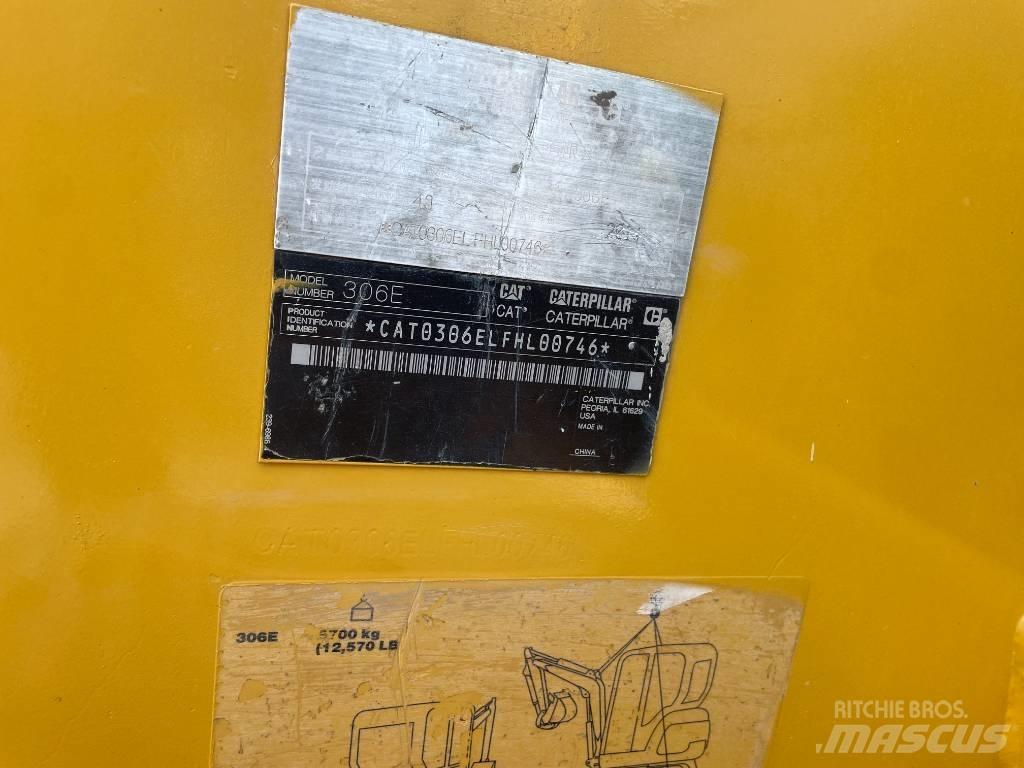 CAT 306E2 Minigravere <7t