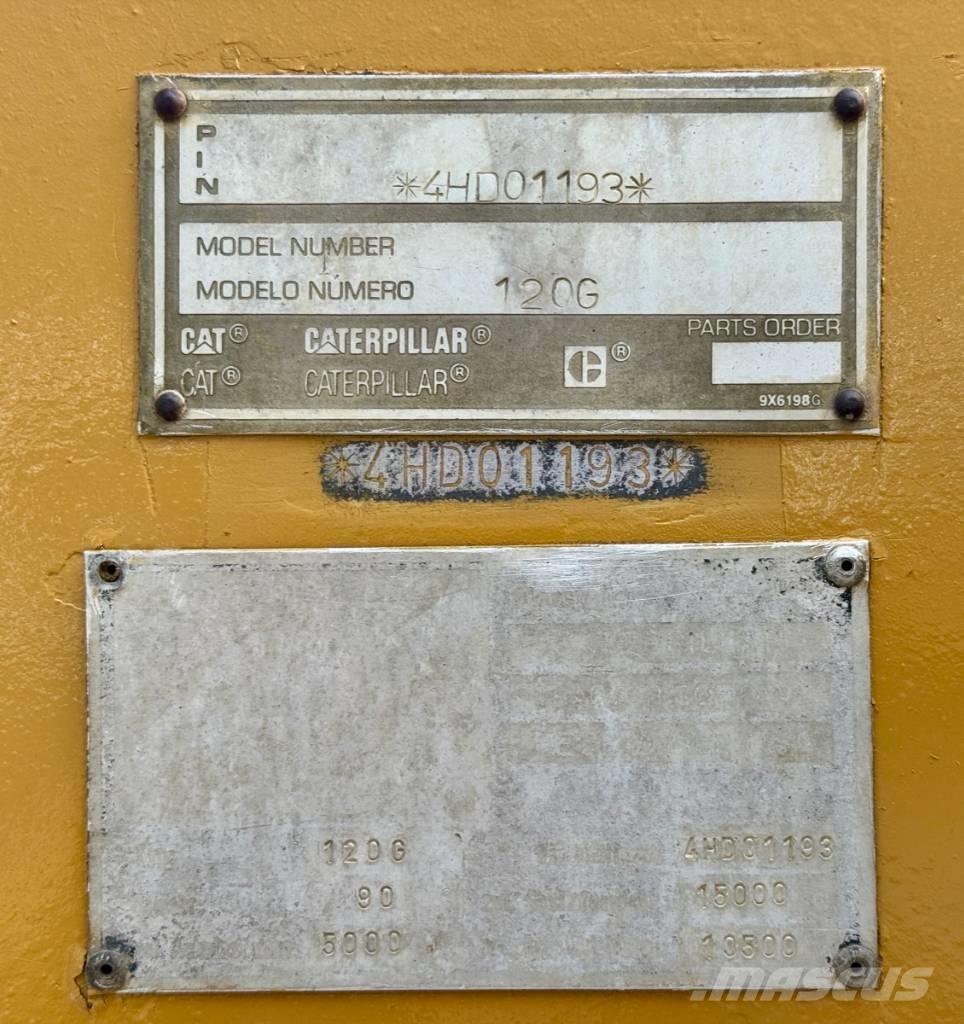 CAT 120 G Veihøvler