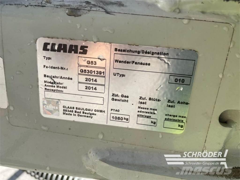 CLAAS VOLTO 800 Raker og høyvendere