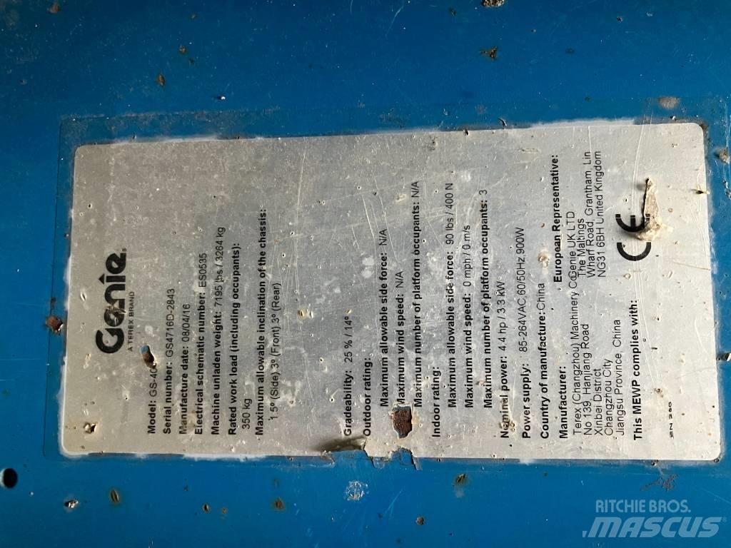 Genie GS 4047 Sakselifter