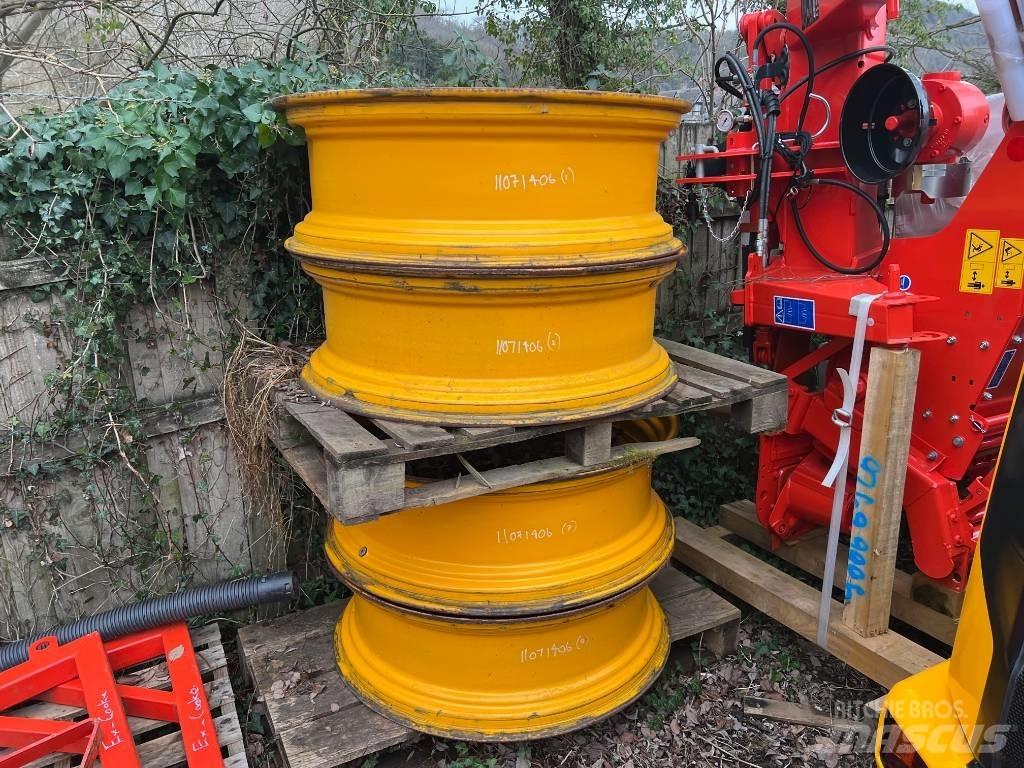 JCB 4 x Wheel Rims Dekk, hjul og felger