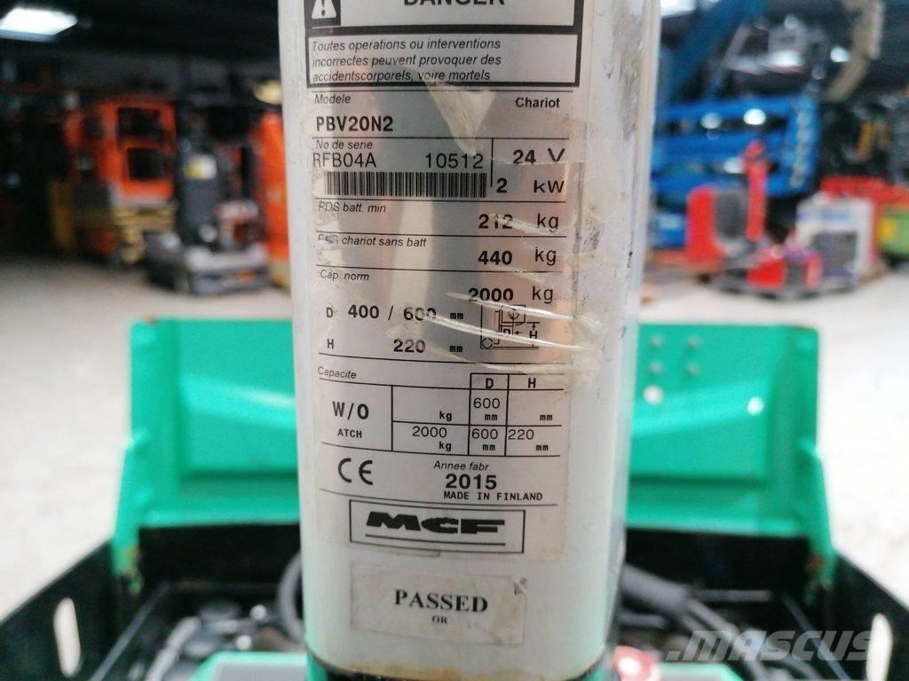 Mitsubishi PBV20N2 Lavtløftende truck