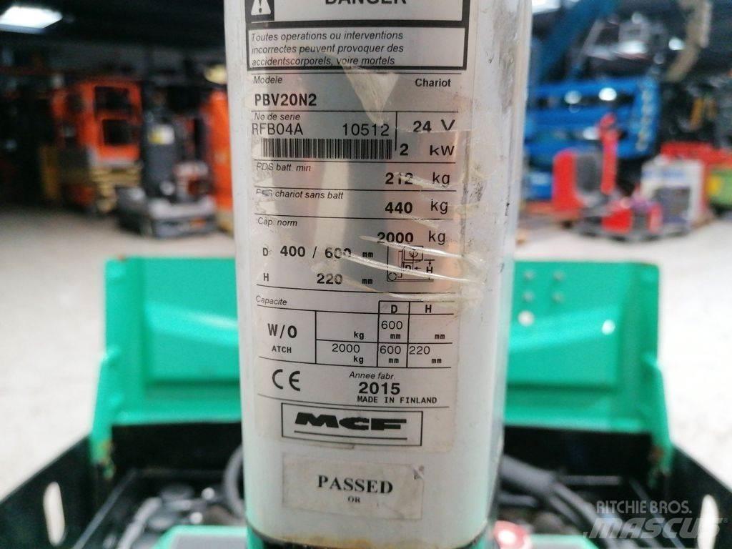 Mitsubishi PBV20N2 Lavtløftende truck