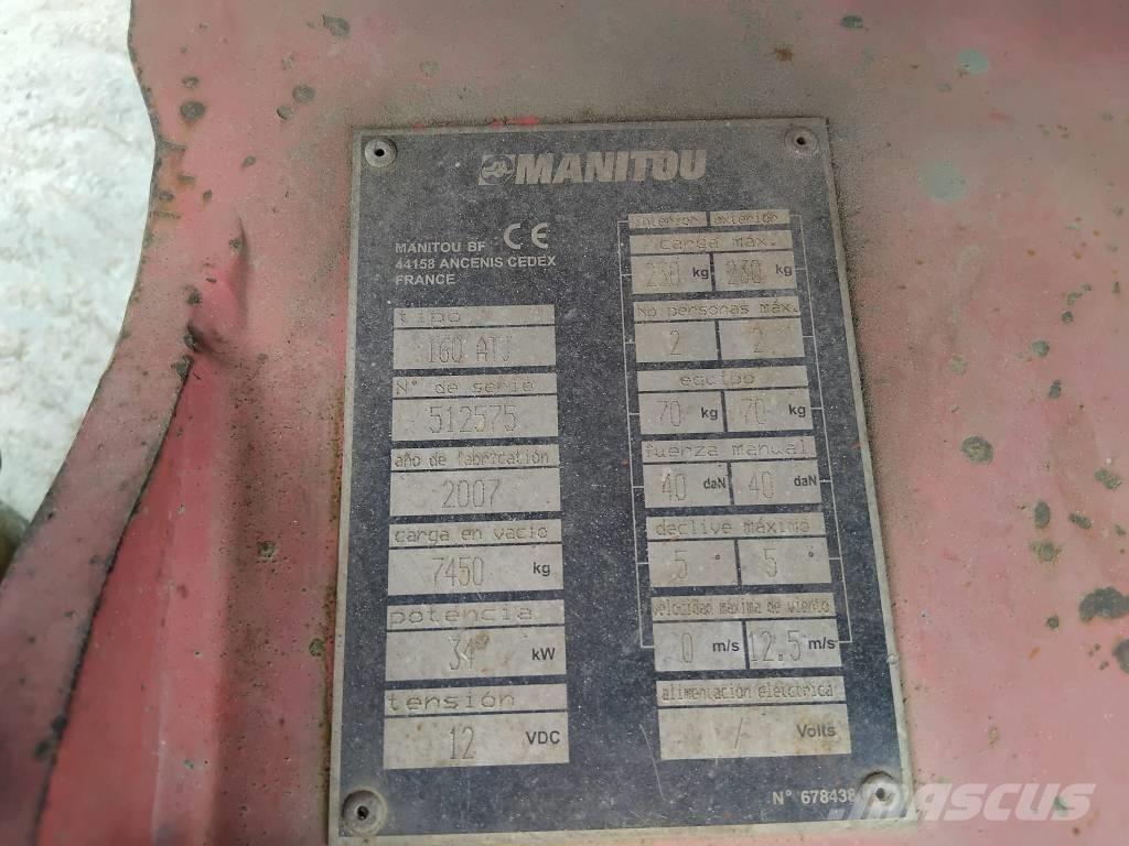 Manitou 160 ATJ Leddede bomlifter