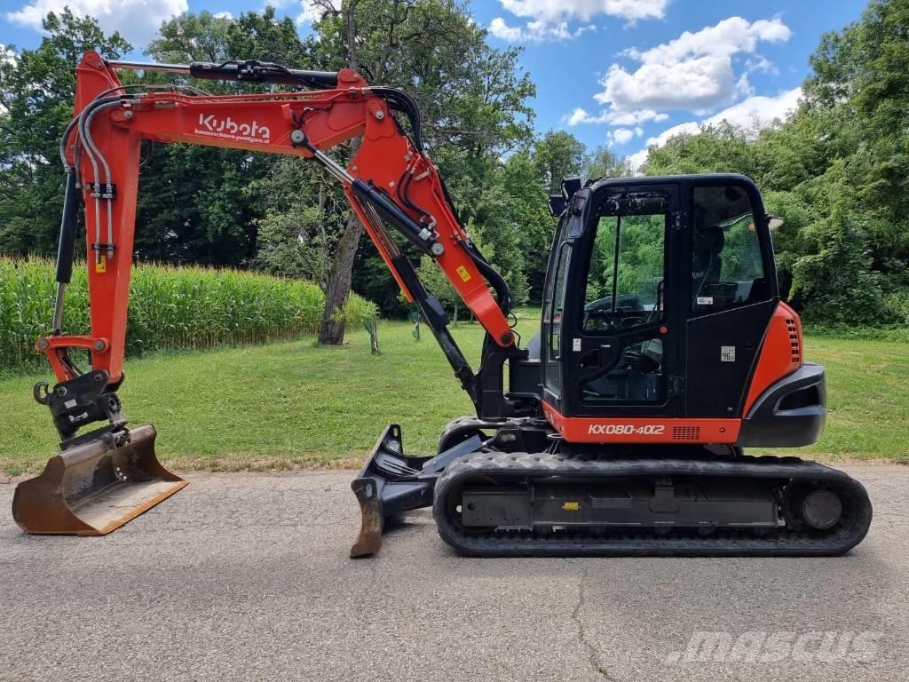 Kubota KX 080-4a2 Midigravere 7 - 12t