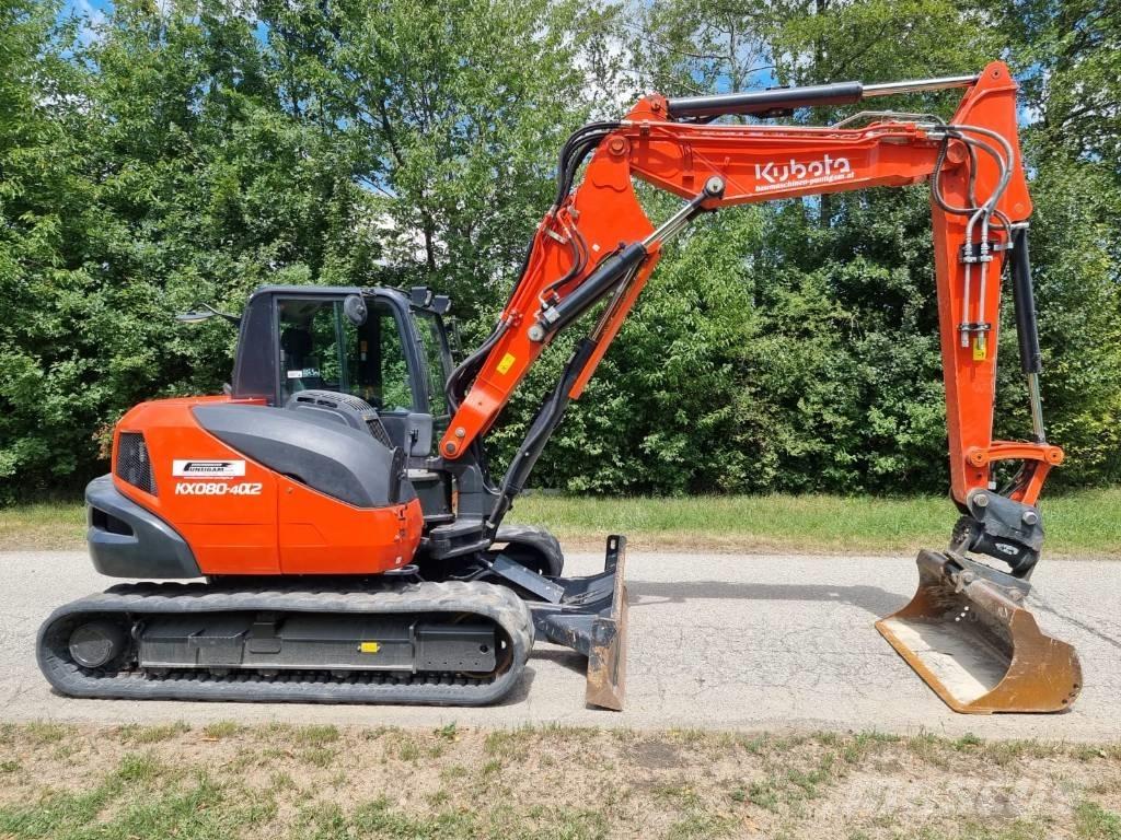 Kubota KX 080-4a2 Midigravere 7 - 12t