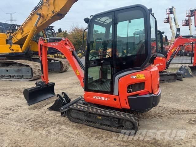Kubota KX 019-4 Minigravere <7t