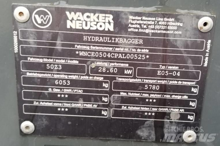 Wacker Neuson 50Z3 Beltegraver