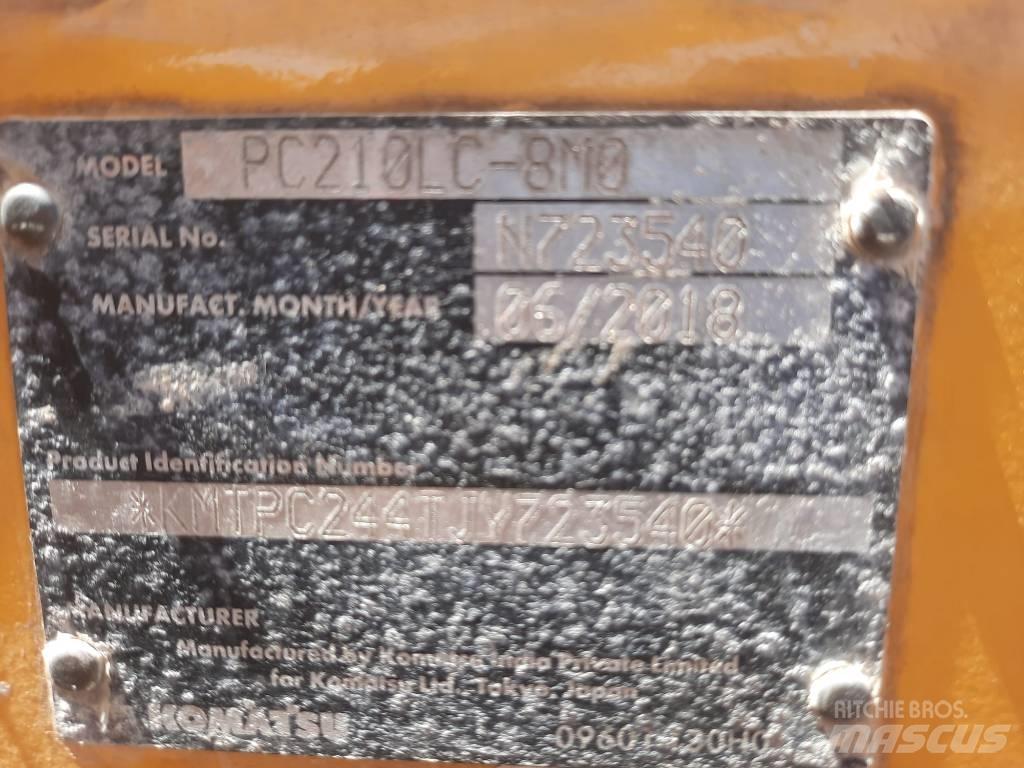 Komatsu PC 210 Beltegraver
