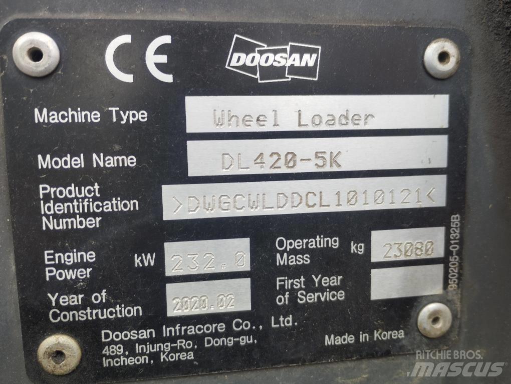 Doosan DL 420-5 Hjullastere