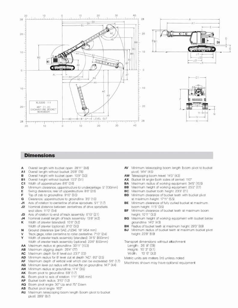 Gradall XL 5200 III Beltegraver