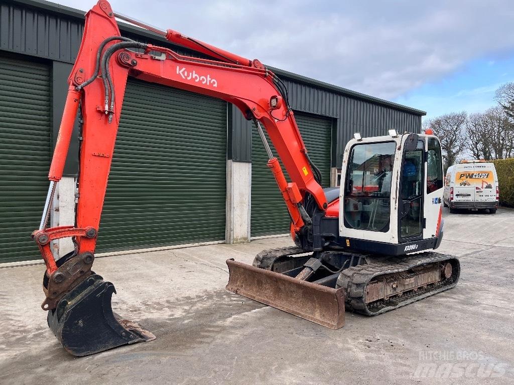 Kubota KX 080-3 Minigravere <7t