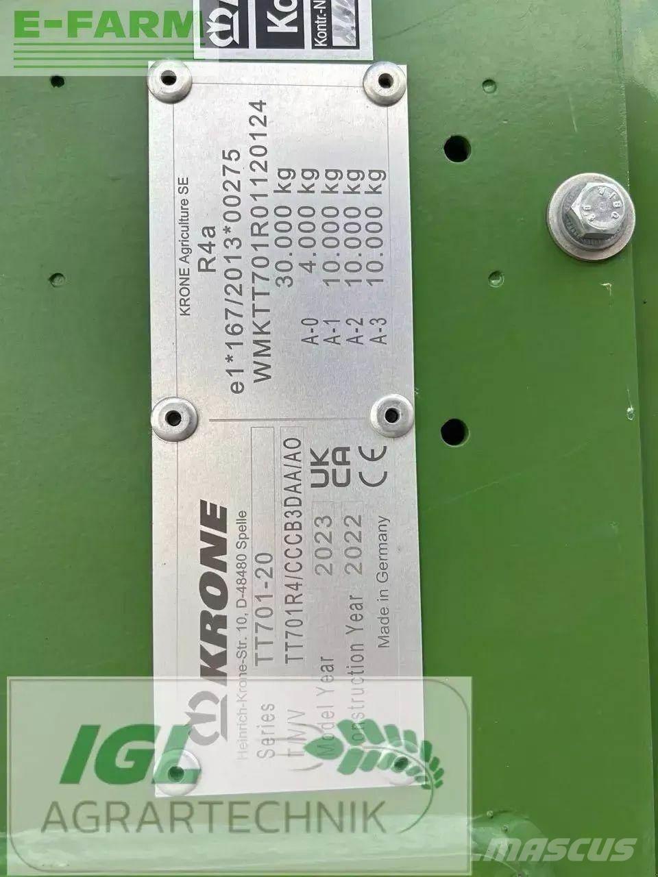 Krone tx 560 Kornhengere
