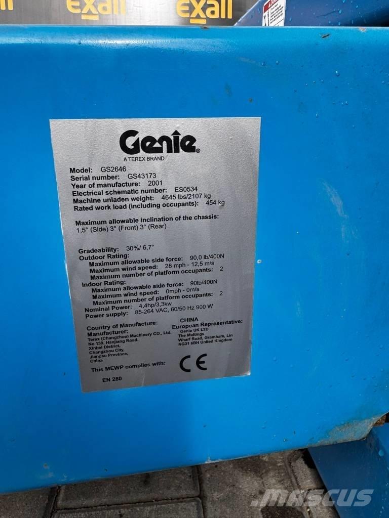 Genie GS 2646 Sakselifter