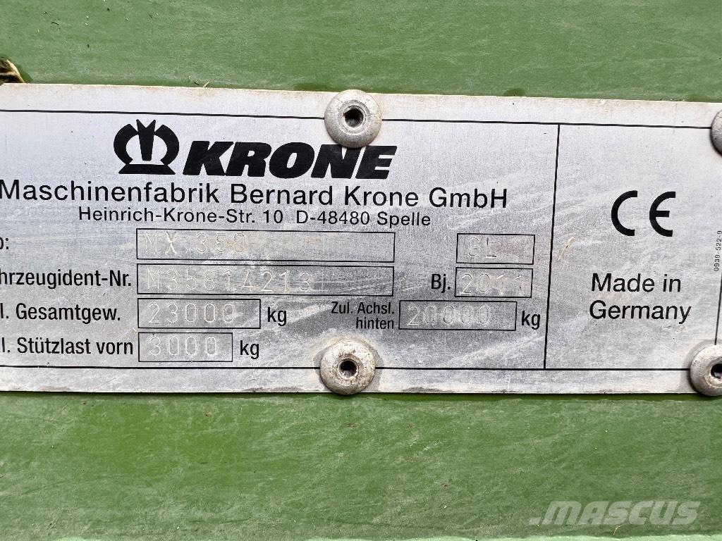 Krone MX 350 GL Selvlastende vogner